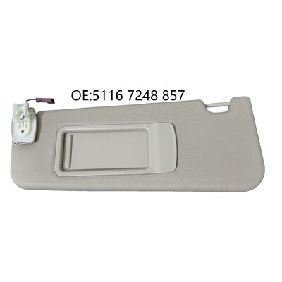 BMW F10 F18 2011-2016 için Sol Güneşlik Güneş Siperliği Aynalı 5116 7248 857 Bej